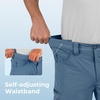 image:imageKastKing Mens Fishing Shorts Hiking Shorts Quick Dry Comfortable UPF 50 7 Pockets Shorts for Men 105 InseamSlate Blue
