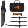 image:imageKastKing Interchangeable 3Blade Fillet Knife Kit Stainless Blades Ergonomic Handle Saltwater Resistant Includes Case