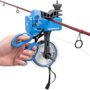 image:imageKastKing Kalibrate Fishing Line Spooler amp 5 Braid Scissors  WLine Counter Patented Accessories Portable Compact for Spinning amp Casting Reels  No Line Twist Fishing Gears Gifts for MenPatented Line Spooler  Scissor  Blue