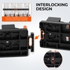 image:imageKastKing GravityLock V8 Multifunction Fishing Rod Holder Wall Mounted Fishing Rod Rack Holds 8 Fishing Rods or Combos One Adjustable Clip Patented Builtin Line Spooler amp Cutter HeavyDuty GripAV8 Store 8 Combos With Line Spooler  1 Pack