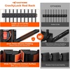 image:imageKastKing GravityLock V8 Multifunction Fishing Rod Holder Wall Mounted Fishing Rod Rack Holds 8 Fishing Rods or Combos One Adjustable Clip Patented Builtin Line Spooler amp Cutter HeavyDuty GripBV9 Store 9 Combos  1 Pack