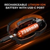 image:imageKastKing Li3 Rechargeable Live Bait Aerator LithiumIon Battery LCD Runtime Display Large Aeration Stone Aerator for Fish and Bait BucketsLi3