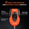 image:imageKastKing Li3 Rechargeable Live Bait Aerator LithiumIon Battery LCD Runtime Display Large Aeration Stone Aerator for Fish and Bait BucketsLi3