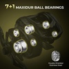 image:imageKastKing Spartacus Defender TwinTip Fishing Rod and Reel Combo Spinning amp Baitcaster Combo KastFlex IM7 Graphite 2Piece Blanks with Backup Tip Section PTS System EVA HandlesCast Left Reel  70 Mh Rod2pcs Extra Tip