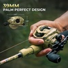 image:imageKastKing Spartacus Defender TwinTip Fishing Rod and Reel Combo Spinning amp Baitcaster Combo KastFlex IM7 Graphite 2Piece Blanks with Backup Tip Section PTS System EVA HandlesCast Left Reel  66 M Rod2pcs Extra Tip