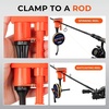 image:imageKastKing TrueWind ClampOn Fishing Line Spooler Portable Fishing Reel Spooler for Spinning amp Baitcasting Reels No Line Twist Adjustable Tension Builtin Line CutterOrange