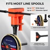 image:imageKastKing TrueWind ClampOn Fishing Line Spooler Portable Fishing Reel Spooler for Spinning amp Baitcasting Reels No Line Twist Adjustable Tension Builtin Line CutterOrange