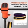 image:imageKastKing TrueWind ClampOn Fishing Line Spooler Portable Fishing Reel Spooler for Spinning amp Baitcasting Reels No Line Twist Adjustable Tension Builtin Line CutterOrange