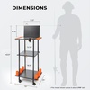image:imageKastKing V12 Gear Trolley Indoor Fishing Rod Holder for 12 Combos 3Tier Fishing Rod Rack With Peg Wall Patented Builtin Line Spooler Mobile Tackle Storage Cart With Locking WheelsAStandard Model 10 Rods