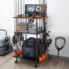 image:imageKastKing V12 Gear Trolley Indoor Fishing Rod Holder for 12 Combos 3Tier Fishing Rod Rack With Peg Wall Patented Builtin Line Spooler Mobile Tackle Storage Cart With Locking WheelsBPro Model 12 Rods