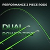 image:imageKastKing Zephyr DualTip Fishing Rod and Reel ComboSpinning amp Baitcaster ComboDual Tips Section for Different PowersIM6 Graphite 2Piece Rod with Extra TipSensitive amp PowerfulFreshwater FishingSpin 60 Ml M Dualtip Rod 2000 Reelgreen