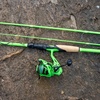 image:imageKastKing Zephyr DualTip Fishing Rod and Reel ComboSpinning amp Baitcaster ComboDual Tips Section for Different PowersIM6 Graphite 2Piece Rod with Extra TipSensitive amp PowerfulFreshwater FishingSpin 60 Ml M Dualtip Rod 2000 Reelgreen