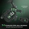 image:imageKastKing Zephyr DualTip Fishing Rod and Reel ComboSpinning amp Baitcaster ComboDual Tips Section for Different PowersIM6 Graphite 2Piece Rod with Extra TipSensitive amp PowerfulFreshwater FishingSpin 60 L Ml Dualtip Rod  2000 Reelblack