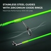 image:imageKastKing Zephyr DualTip Fishing Rod and Reel ComboSpinning amp Baitcaster ComboDual Tips Section for Different PowersIM6 Graphite 2Piece Rod with Extra TipSensitive amp PowerfulFreshwater FishingSpin 60 Ml M Dualtip Rod 2000 Reelgreen