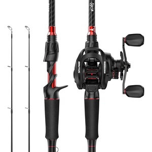 image:imageKastKing Brutus TwinTip Fishing Rod and Reel Combo Baitcaster Spinning amp Spincast Combos IM6 Graphite 2Piece Rod with Backup Tip Section EVA Handle Durable amp Sensitive Freshwater FishingCast Right Reel  70 Mh Rod2 Pcs  Extra Tip
