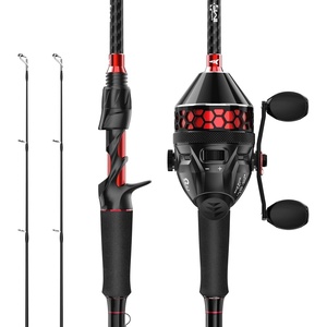 image:imageKastKing Brutus TwinTip Fishing Rod and Reel Combo Baitcaster Spinning amp Spincast Combos IM6 Graphite 2Piece Rod with Backup Tip Section EVA Handle Durable amp Sensitive Freshwater FishingSpin Cast 30 Reel  66 M Rod2 Pcs  Extra Tip