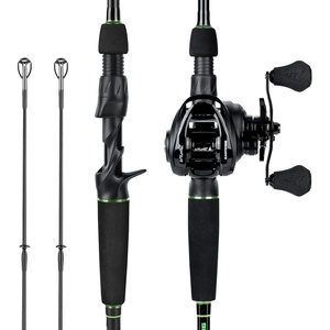 image:imageKastKing Zephyr DualTip Fishing Rod and Reel ComboSpinning amp Baitcaster ComboDual Tips Section for Different PowersIM6 Graphite 2Piece Rod with Extra TipSensitive amp PowerfulFreshwater FishingCast 66 Ml M Dualtip Rod  Right Handedblack