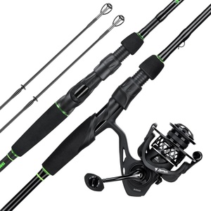image:imageKastKing Zephyr DualTip Fishing Rod and Reel ComboSpinning amp Baitcaster ComboDual Tips Section for Different PowersIM6 Graphite 2Piece Rod with Extra TipSensitive amp PowerfulFreshwater FishingSpin 60 L Ml Dualtip Rod  2000 Reelblack