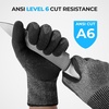 image:imageKastKing Kut Safe Fillet Gloves Ultimate Cut Resistant Gloves for fishing and Outdoor Use ANSI Level 6 Cut ProtectionGray