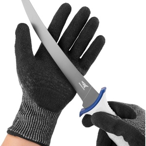 image:imageKastKing Kut Safe Fillet Gloves Ultimate Cut Resistant Gloves for fishing and Outdoor Use ANSI Level 6 Cut ProtectionGray