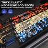 image:imageKastKing MeshGuard Camo Neoprene Fishing Rod Socks Fishing Rod Sleeve Floating Rod Sleeves Adjustable Lanyard amp Builtin Hanging Loop Fits Casting Spinning and Fly RodsBlue Camo 1 Pcs