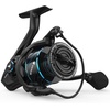 image:imageKastKing Verus Spinning Fishing Reel Lightweight Nylitech Body  UltraLightweight 621521Gear Ratio Aerodynamic Reel Rotor 101 Stainless Steel BB Lightweight Nylitech BodyBlack
