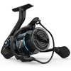 image:imageKastKing Verus Spinning Fishing Reel Lightweight Nylitech Body  UltraLightweight 621521Gear Ratio Aerodynamic Reel Rotor 101 Stainless Steel BB Lightweight Nylitech BodyBlack