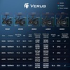 image:imageKastKing Verus Spinning Fishing Reel Lightweight Nylitech Body  UltraLightweight 621521Gear Ratio Aerodynamic Reel Rotor 101 Stainless Steel BB Lightweight Nylitech BodyBlack