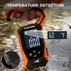 image:imageKastKing Weighmaster MechanicalDigital Fishing Scale 120 lb Capacity 25 Backlit Display HighPrecision Sensor 9 Weight Memory Temperature Detection IPX6 Waterproof Fishing GiftsB Orange