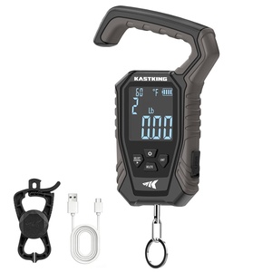 image:imageKastKing Weighmaster MechanicalDigital Fishing Scale 120 lb Capacity 25 Backlit Display HighPrecision Sensor 9 Weight Memory Temperature Detection IPX6 Waterproof Fishing GiftsC Black Combo
