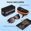 image:imageKastKing Alsea Bifocal Polarized Women Sunglasses PC Lens Grilamid FrameBrown Havanna Frame  Gardient Brown