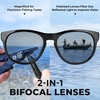 image:imageKastKing Alsea Bifocal Polarized Women Sunglasses PC Lens Grilamid FrameGloss Black Frame  Smoke