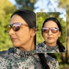 image:imageKastKing Alsea Bifocal Polarized Women Sunglasses PC Lens Grilamid FrameTransparent Gray Frame  Rose Gold Mirror