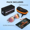 image:imageKastKing Alsea Bifocal Polarized Women Sunglasses PC Lens Grilamid FrameTransparent Gray Frame  Rose Gold Mirror