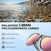 image:imageKastKing Alsea Bifocal Polarized Women Sunglasses PC Lens Grilamid FrameTransparent Gray Frame  Rose Gold Mirror