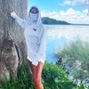 image:imageKastKing Mens Hoodie Shirt UPF 50 Long Sleeve Fishing Shirt UV Protection ShirtIgray With Neck Gaiter