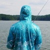 image:imageKastKing Mens Hoodie Shirt UPF 50 Long Sleeve Fishing Shirt UV Protection ShirtKturquoise Fade With Neck Gaiter