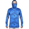 image:imageKastKing Mens Hoodie Shirt UPF 50 Long Sleeve Fishing Shirt UV Protection ShirtLblue Patriot With Neck Gaiter