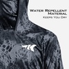 image:imageKastKing Mens Hoodie Shirt UPF 50 Long Sleeve Fishing Shirt UV Protection ShirtMblackout With Neck Gaiter