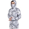 image:imageKastKing Performance UPF50 Fishing Hoodie for Men and WomenJsilver Mist With Neck Gaiter