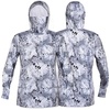 image:imageKastKing Performance UPF50 Fishing Hoodie for Men and WomenJsilver Mist With Neck Gaiter