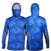image:imageKastKing Performance UPF50 Fishing Hoodie for Men and WomenLblue Patriot With Neck Gaiter