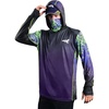 O:wildcat Purple and Lime Green With Neck Gaiter
