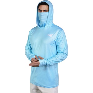 image:imageKastKing Performance UPF50 Fishing Hoodie for Men and WomenGblue With Neck Gaiter