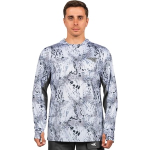 image:imageKastKing Performance UPF50 Fishing Hoodie for Men and WomenSprym1 Silver Mist