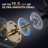 image:imageKastKing Lethal Phantom TwinTip Fishing Rod and Reel ComboLH Reel  72 MH Rod 2Piece  Extra Tip