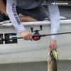 image:imageKastKing MaxSteel TwinTip Spinningamp Baitcaster Fishing Rod and Reel ComboCast 200 Size LH Reel  74 MH 2Piece  Extra Tip