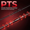 image:imageKastKing MaxSteel TwinTip Spinningamp Baitcaster Fishing Rod and Reel ComboCast 200 Size LH Reel  76 H 2Piece  Extra Tip