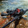 image:imageKastKing MaxSteel TwinTip Spinningamp Baitcaster Fishing Rod and Reel ComboCast 200 Size RH Reel  76 H 2Piece  Extra Tip