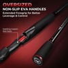 image:imageKastKing MaxSteel TwinTip Spinningamp Baitcaster Fishing Rod and Reel ComboCast 200 Size RH Reel  76 H 2Piece  Extra Tip